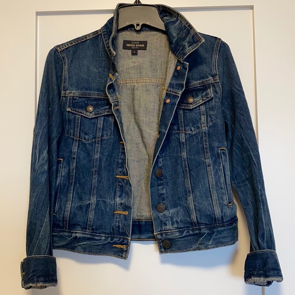 J Crew denim jacket. Worn once and in excellent condition.